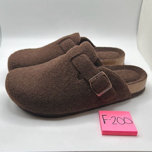 CUSHIONAIRE Womens Clog 7 BROWN WOOL - Picture 3 of 7